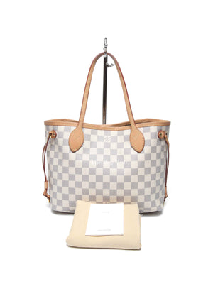 Louis Vuitton Damier Azur Canvas Neverfull PM Bag