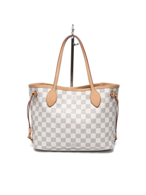 Louis Vuitton Damier Azur Canvas Neverfull PM Bag