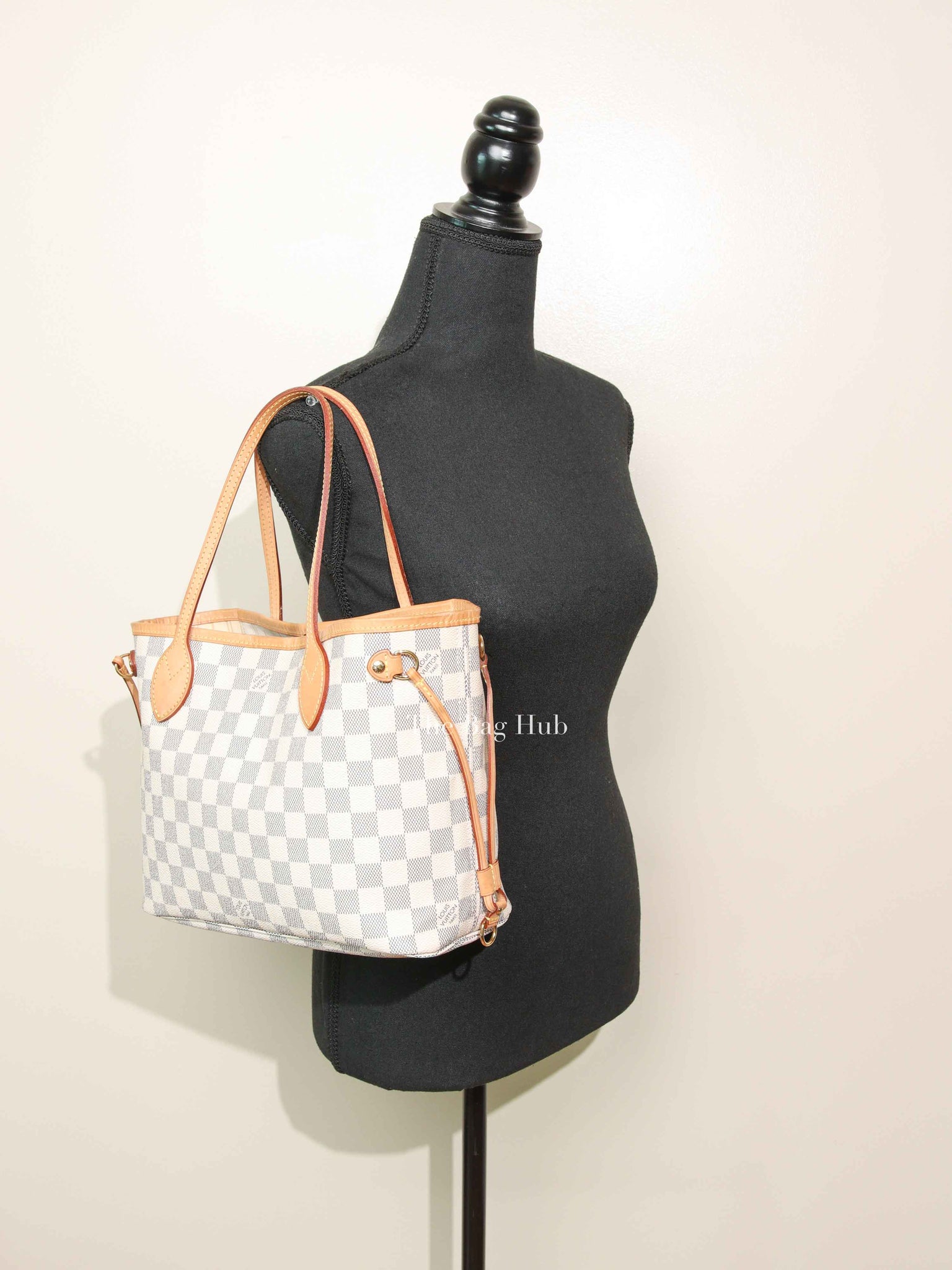 Louis Vuitton Damier Azur Canvas Neverfull PM Bag