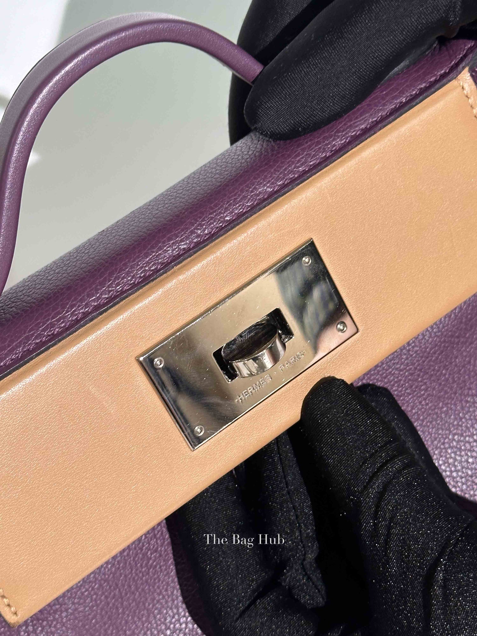 Hermes Cassis/Chai/Cuivre Evercolor/Swift 24/24 21 Bag PHW
