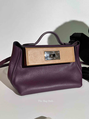 Hermes Cassis/Chai/Cuivre Evercolor/Swift 24/24 21 Bag PHW