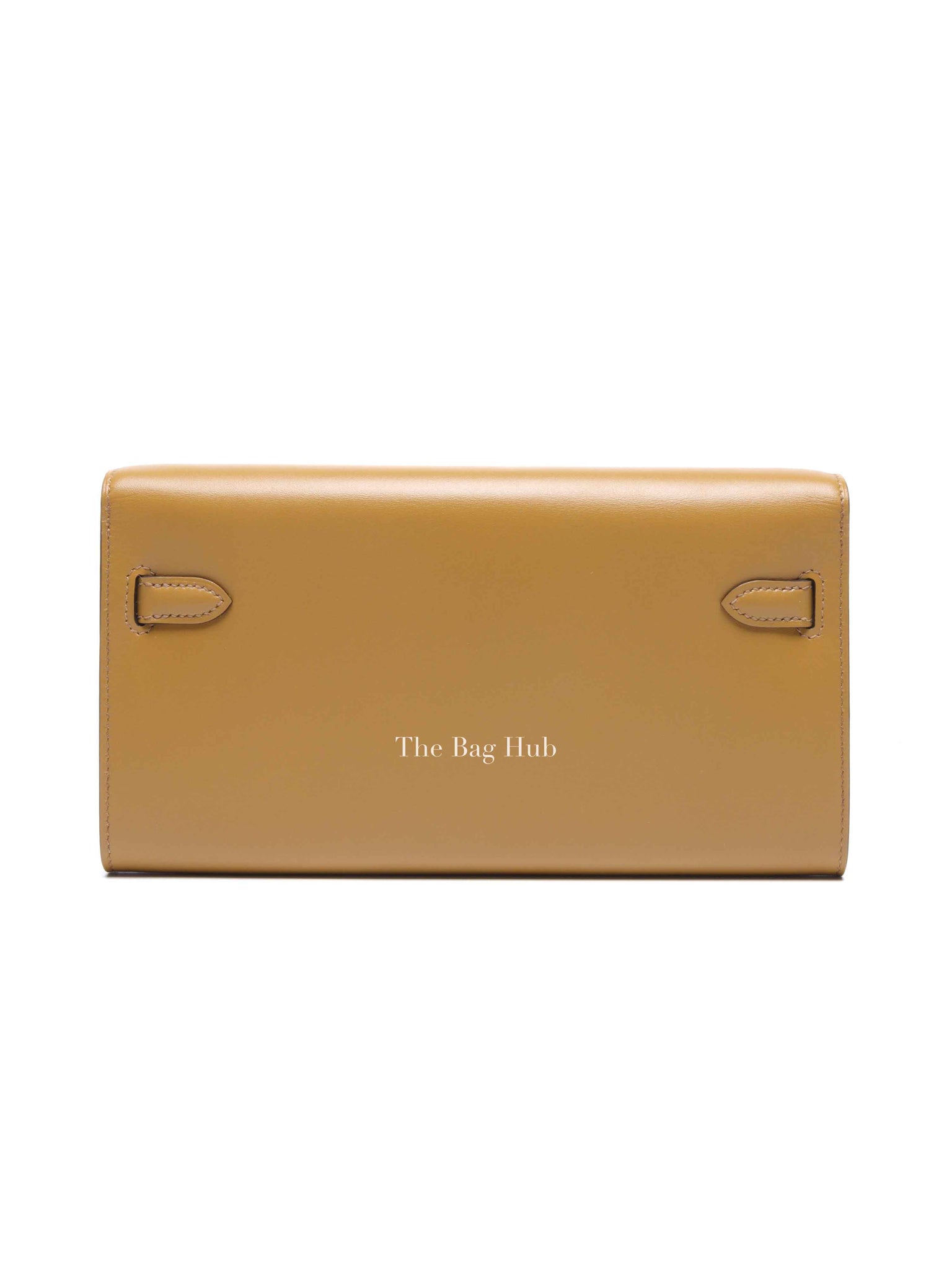 Hermes Poussiere Tadelakt Leather Kelly Wallet To Go GHW