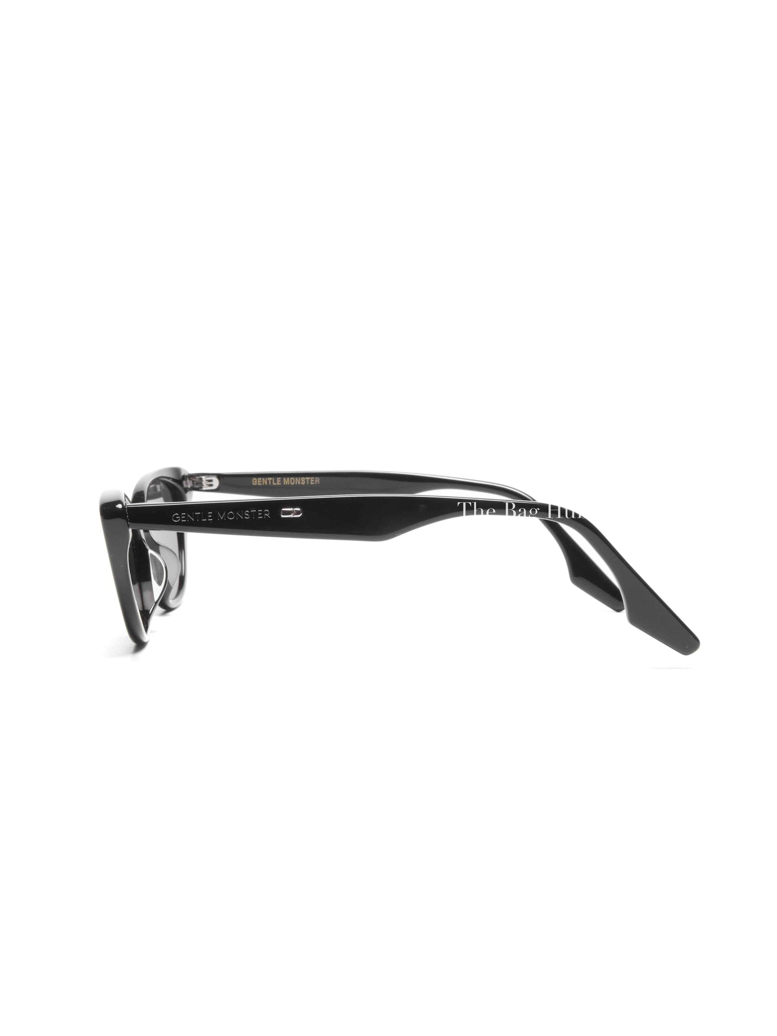 Gentle Monster Black Acetate Crella-01 Sunglasses