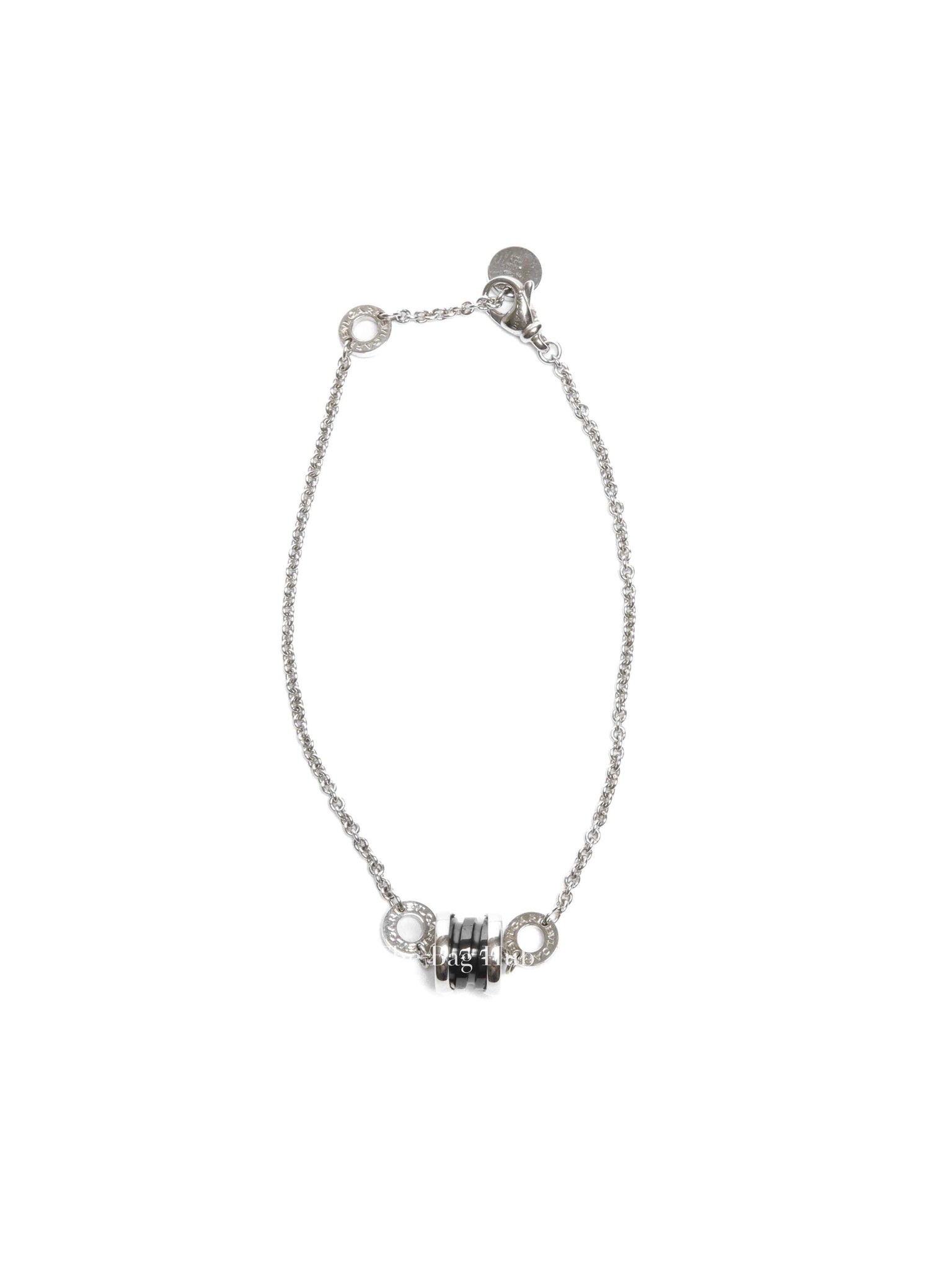 Bvlgari Silver/Black Ceramic B.Zero 1 Save The Children Bracelet