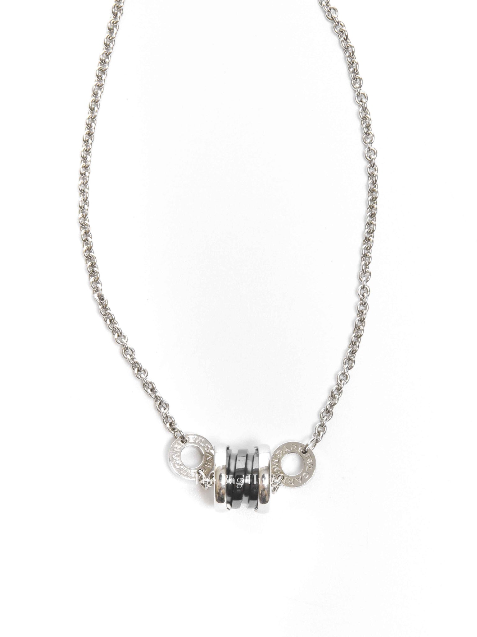 Bvlgari Silver/Black Ceramic B.Zero 1 Save The Children Bracelet
