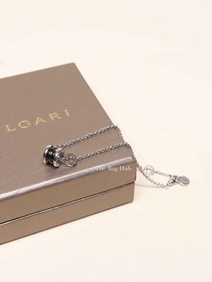 Bvlgari Silver/Black Ceramic B.Zero 1 Save The Children Bracelet