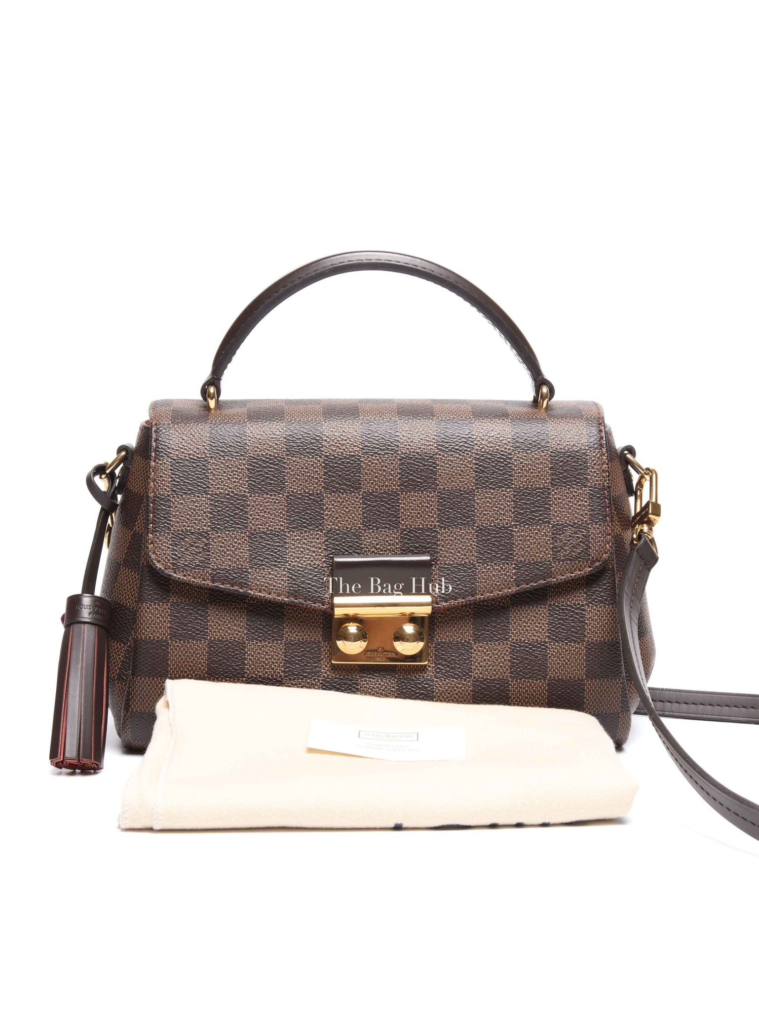 Louis Vuitton Damier Ebene Canvas Croisette Crossbody Bag