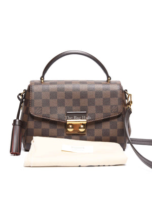 Louis Vuitton Damier Ebene Canvas Croisette Crossbody Bag