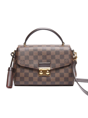 Louis Vuitton Damier Ebene Canvas Croisette Crossbody Bag