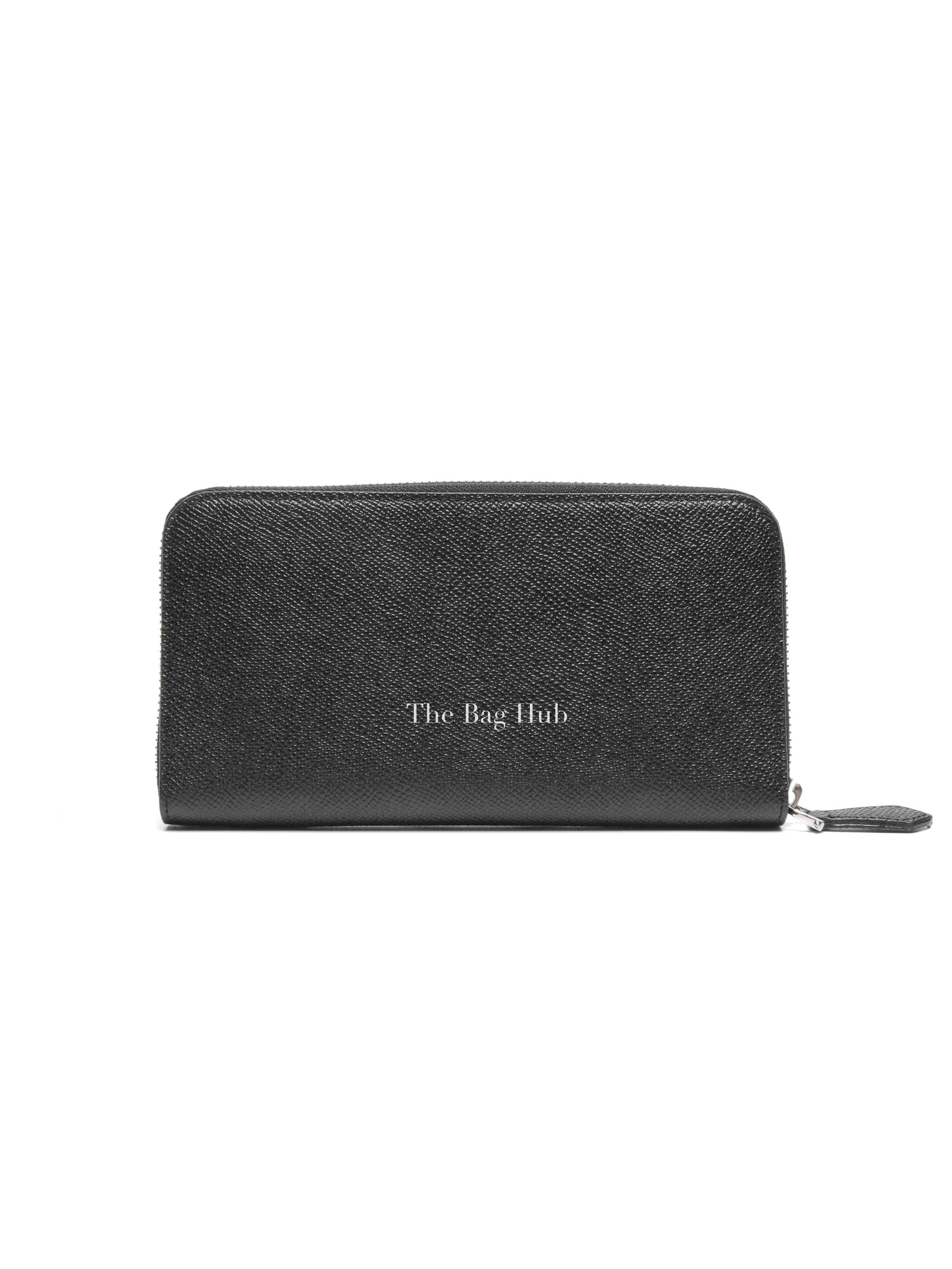 Givenchy Black Leather Long Zipped Wallet