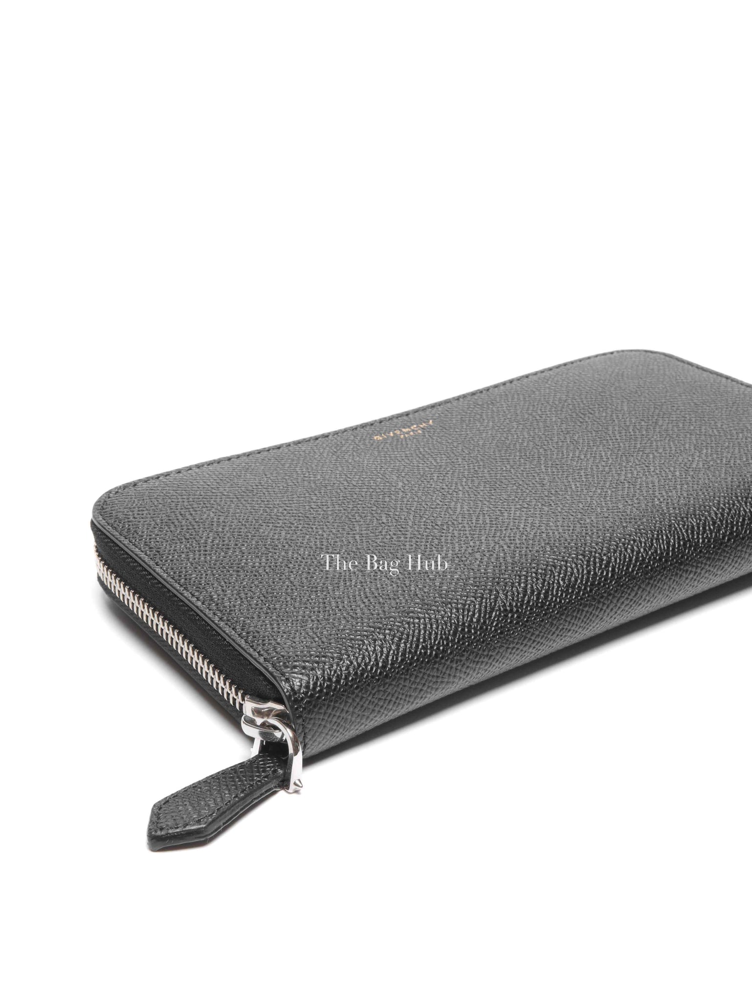 Givenchy Black Leather Long Zipped Wallet