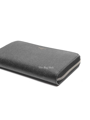 Givenchy Black Leather Long Zipped Wallet