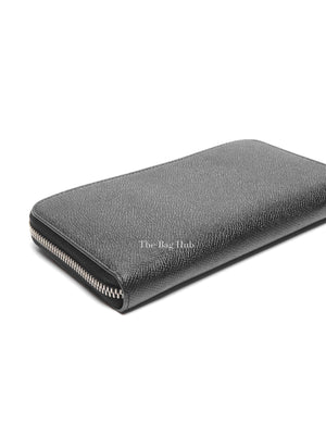 Givenchy Black Leather Long Zipped Wallet