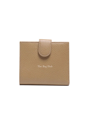 Gucci Beige Leather Interlocking GG Wallet