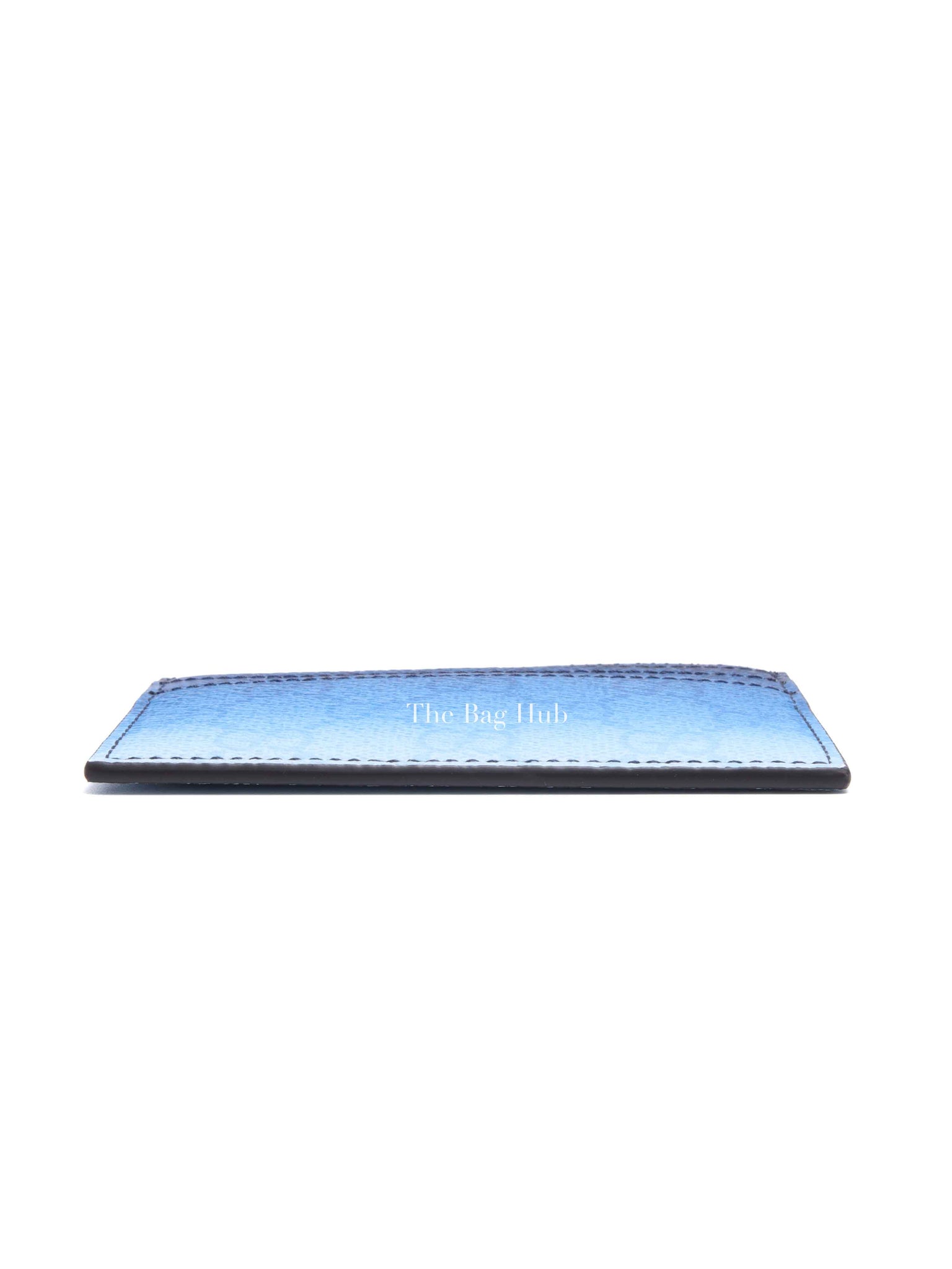Gucci Gradient Blue Monogram Coated Canvas Chroma Card Case