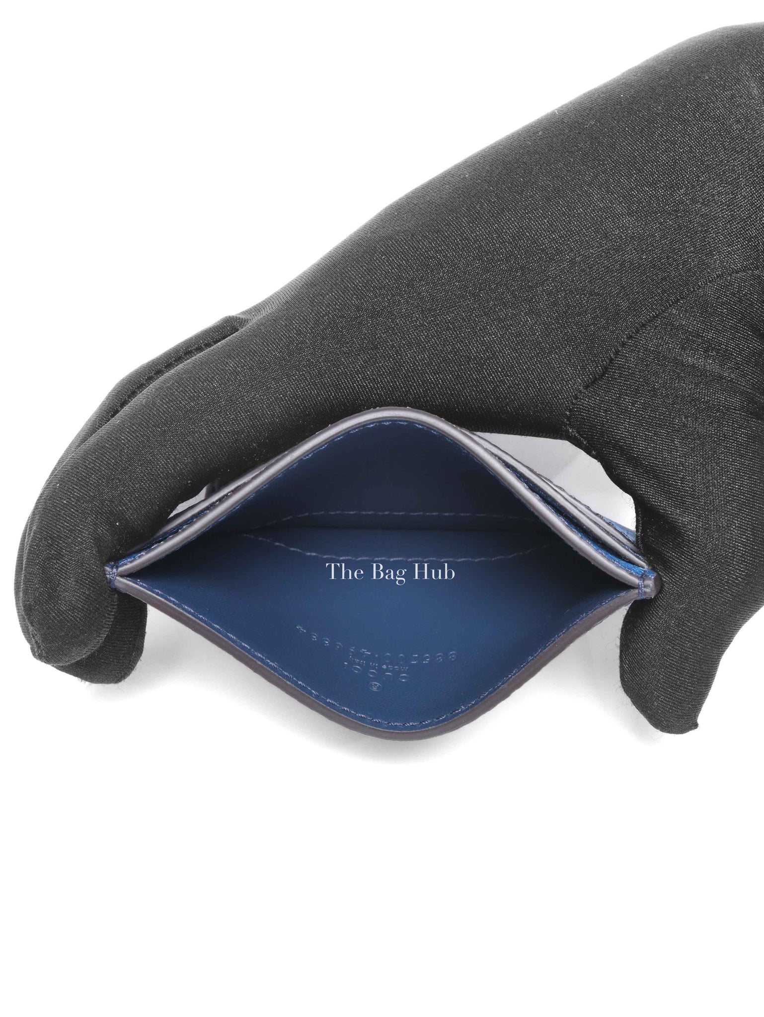 Gucci Gradient Blue Monogram Coated Canvas Chroma Card Case
