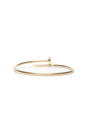 Cartier 18K Yellow Gold Small Model Juste Un Clou Bracelet Size 15