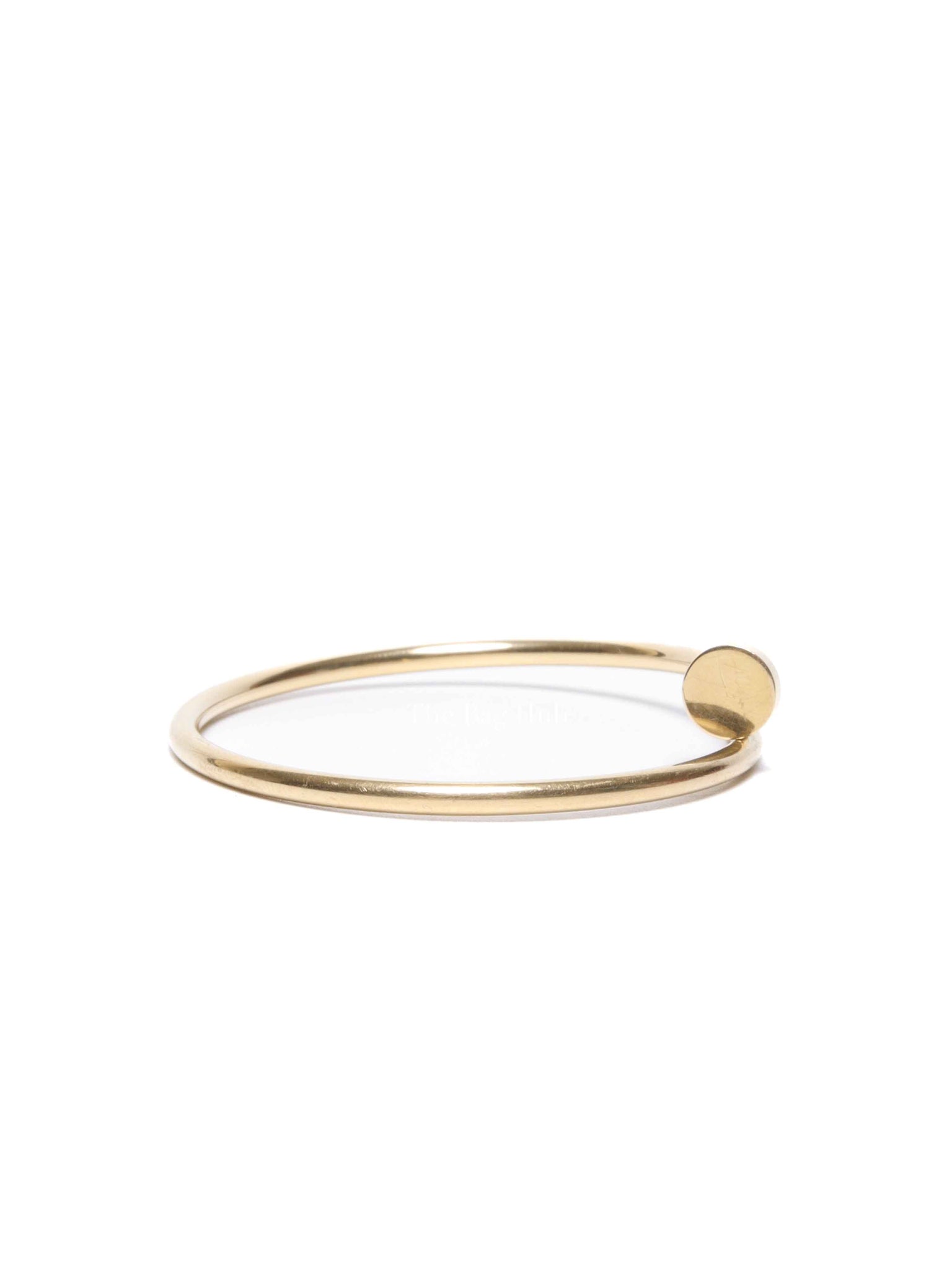 Cartier 18K Yellow Gold Small Model Juste Un Clou Bracelet Size 15