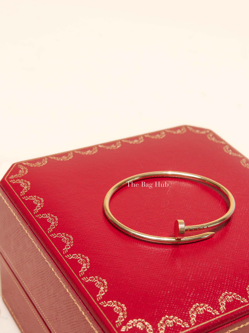 Cartier 18K Yellow Gold Small Model Juste Un Clou Bracelet Size 15