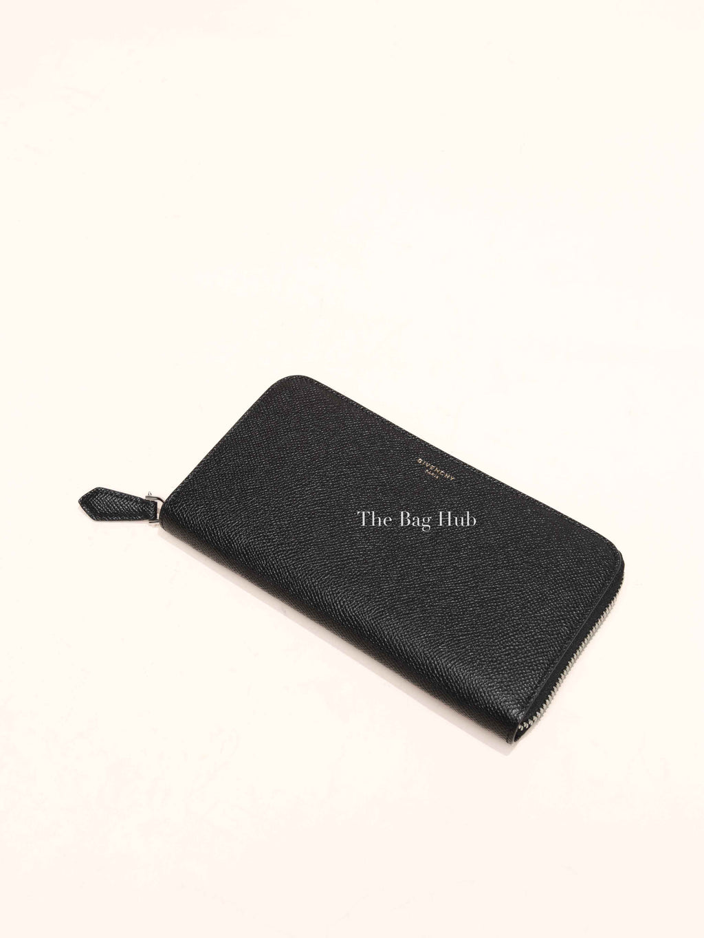 Givenchy Black Leather Long Zipped Wallet