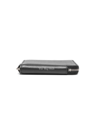 Hermes Noir Epsom Silk'in Compact Wallet
