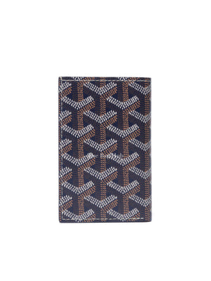 Goyard Navy Blue Canvas Saint-Pierre Card Wallet