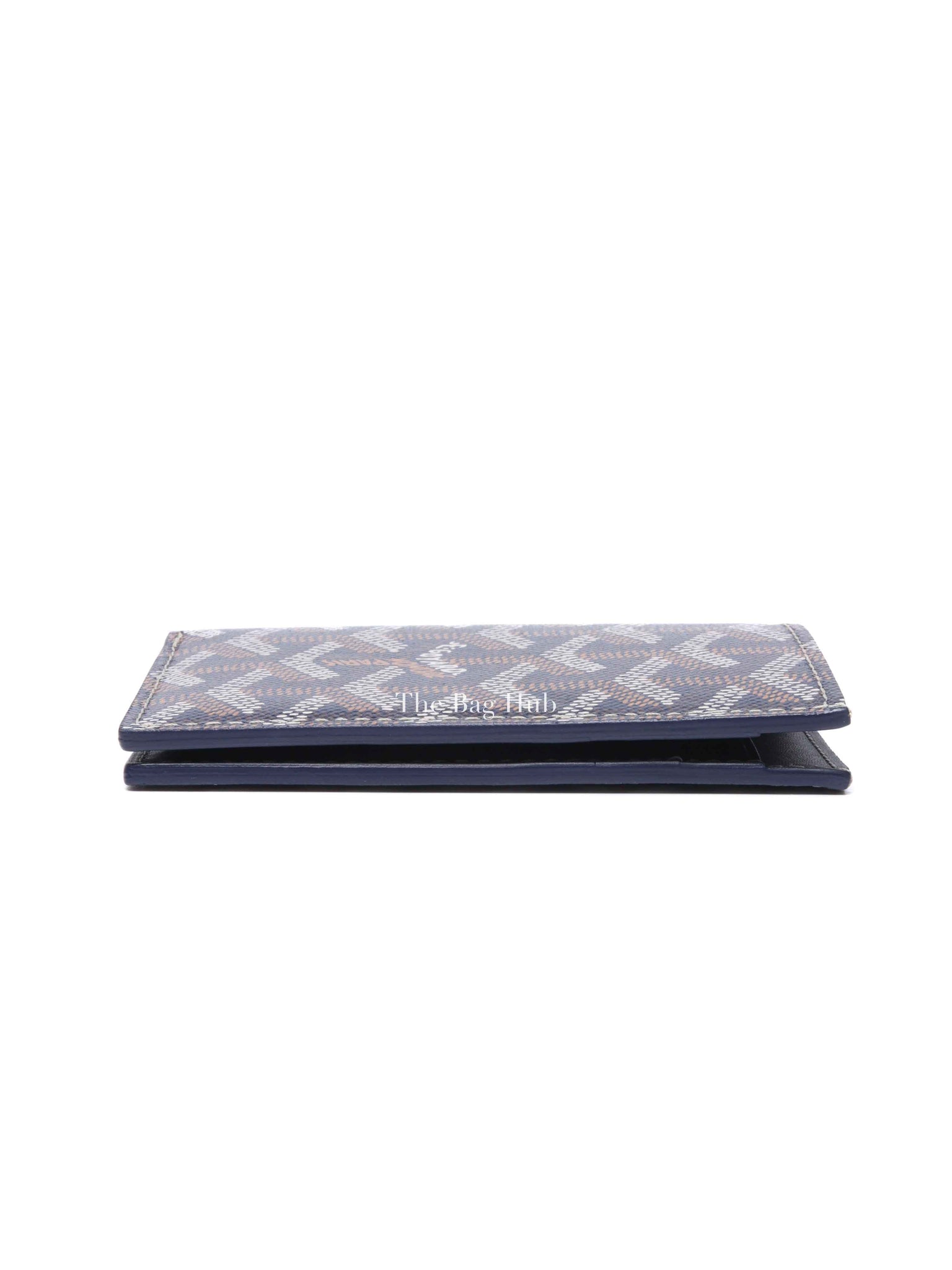 Goyard Navy Blue Canvas Saint-Pierre Card Wallet