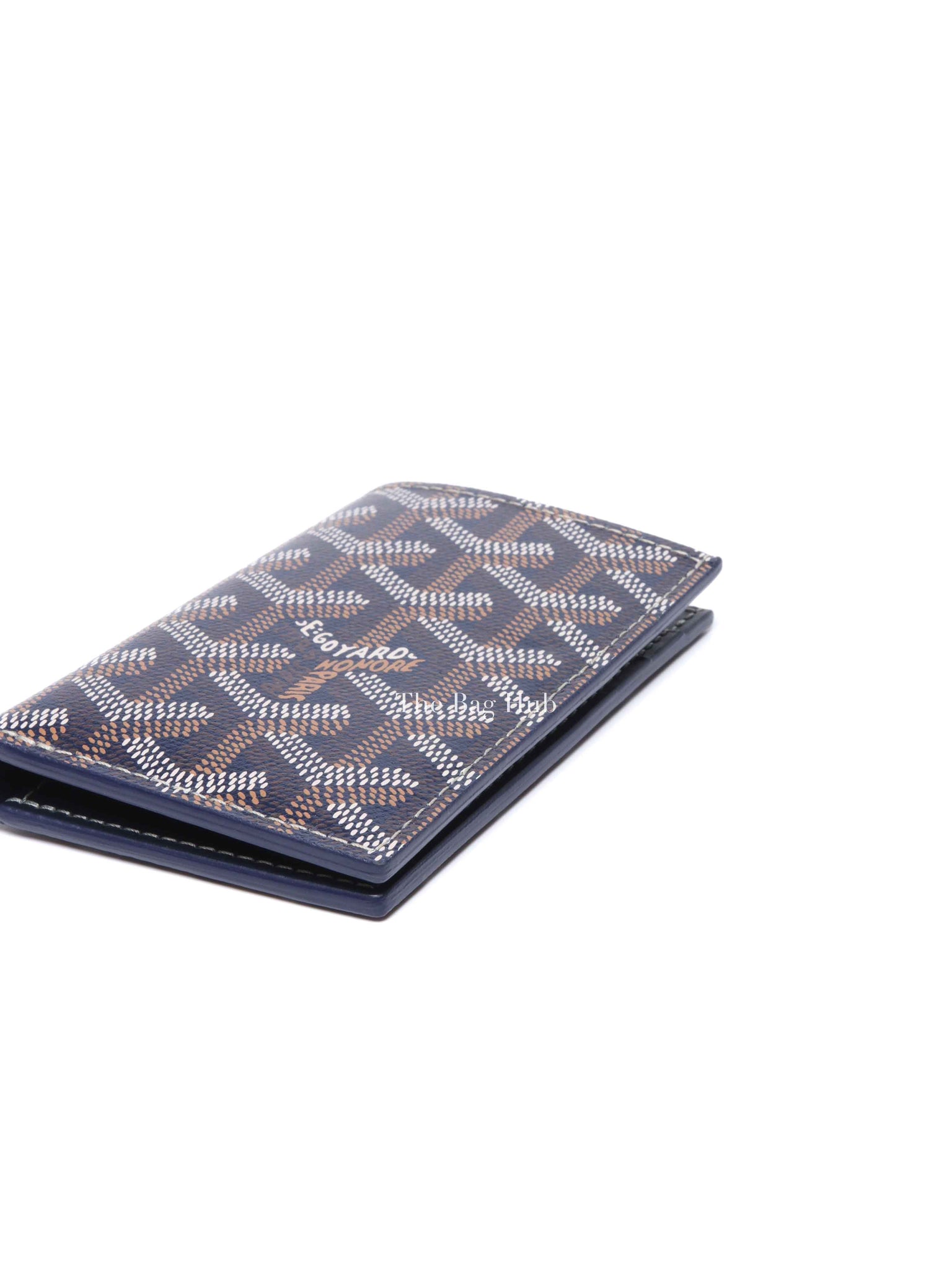 Goyard Navy Blue Canvas Saint-Pierre Card Wallet