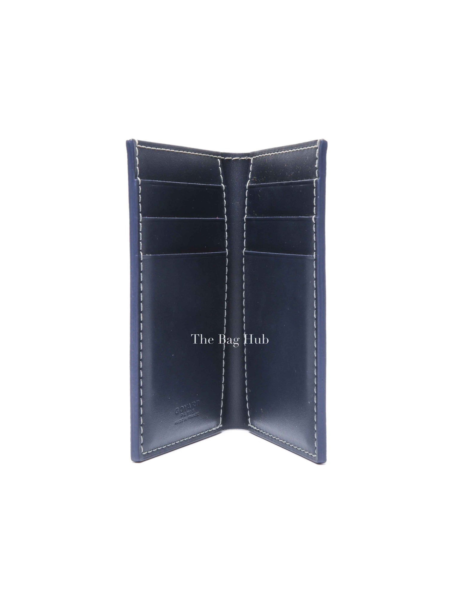 Goyard Navy Blue Canvas Saint-Pierre Card Wallet