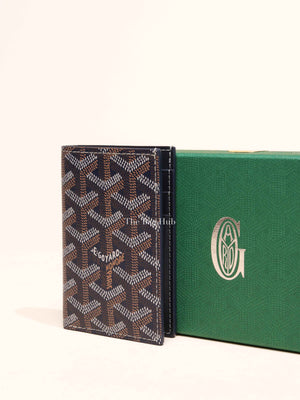 Goyard Navy Blue Canvas Saint-Pierre Card Wallet