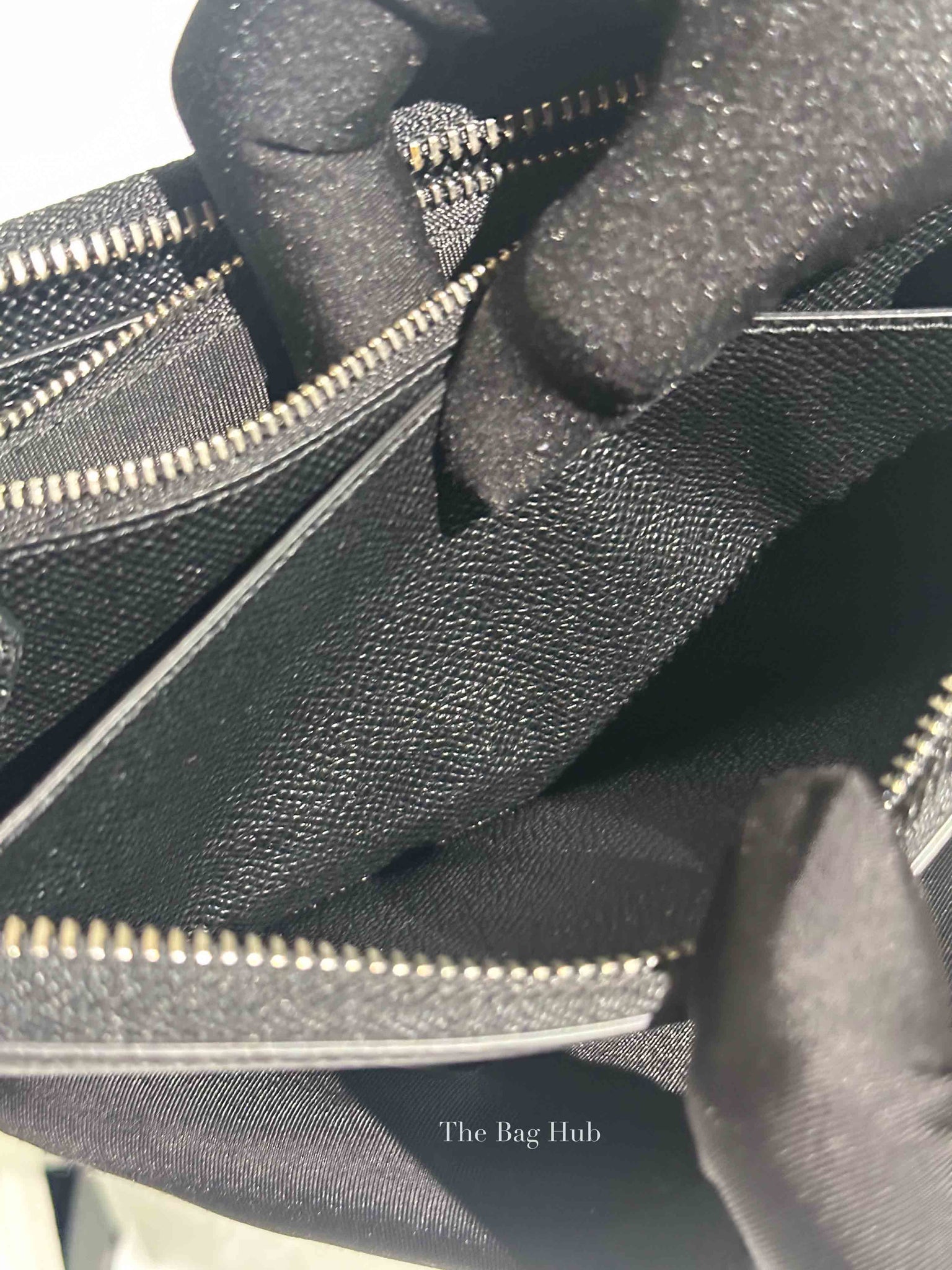 Givenchy Black Leather Long Zipped Wallet