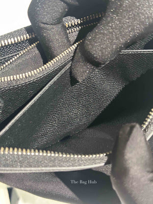 Givenchy Black Leather Long Zipped Wallet