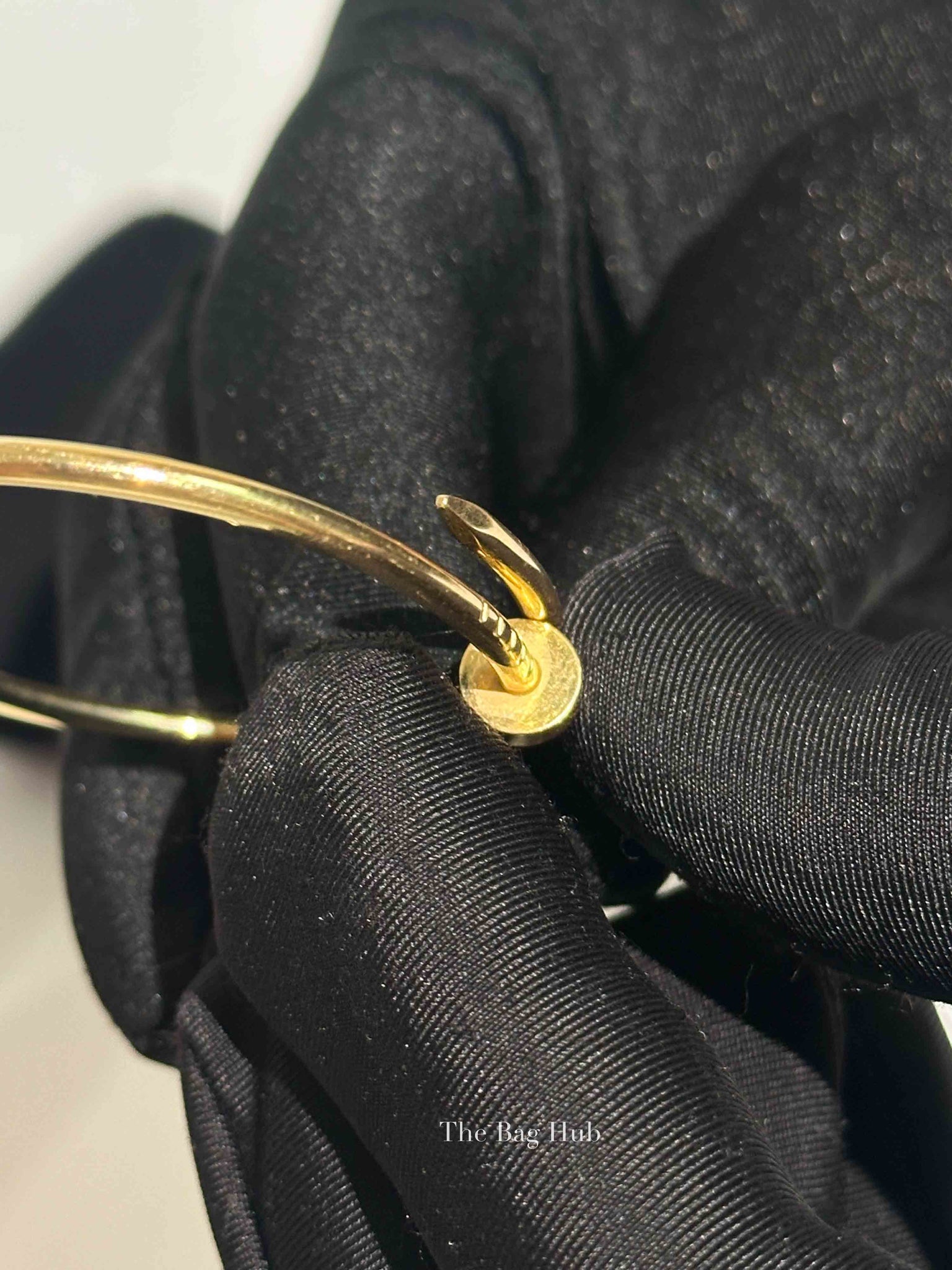 Cartier 18K Yellow Gold Small Model Juste Un Clou Bracelet Size 15