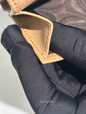 Gucci Beige Leather Interlocking GG Wallet