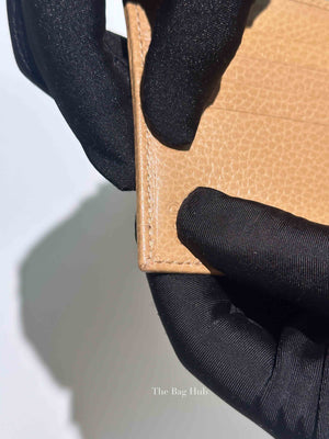 Gucci Beige Leather Interlocking GG Wallet