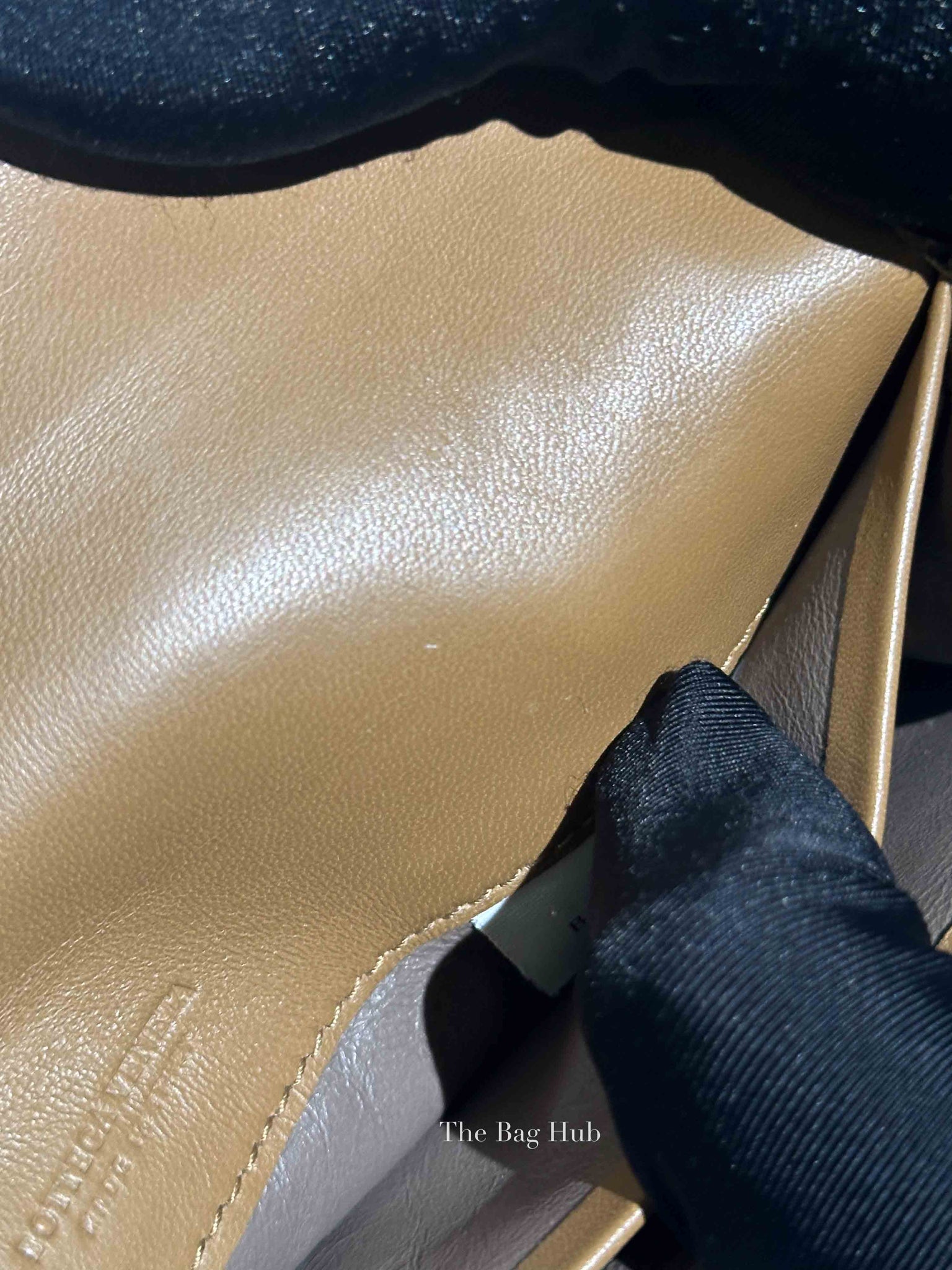 Bottega Veneta Tan Intercciato Leather Long Wallet