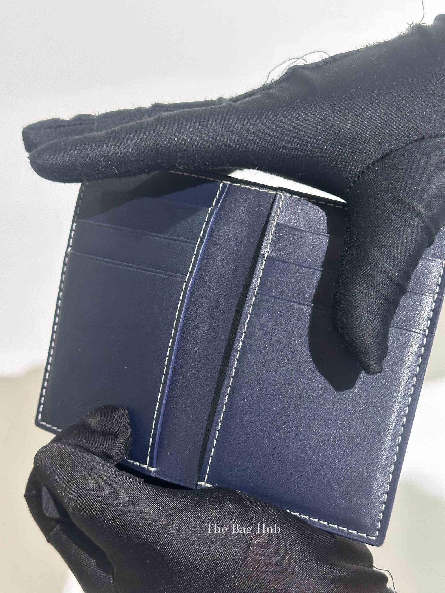 Goyard Navy Blue Canvas Saint-Pierre Card Wallet