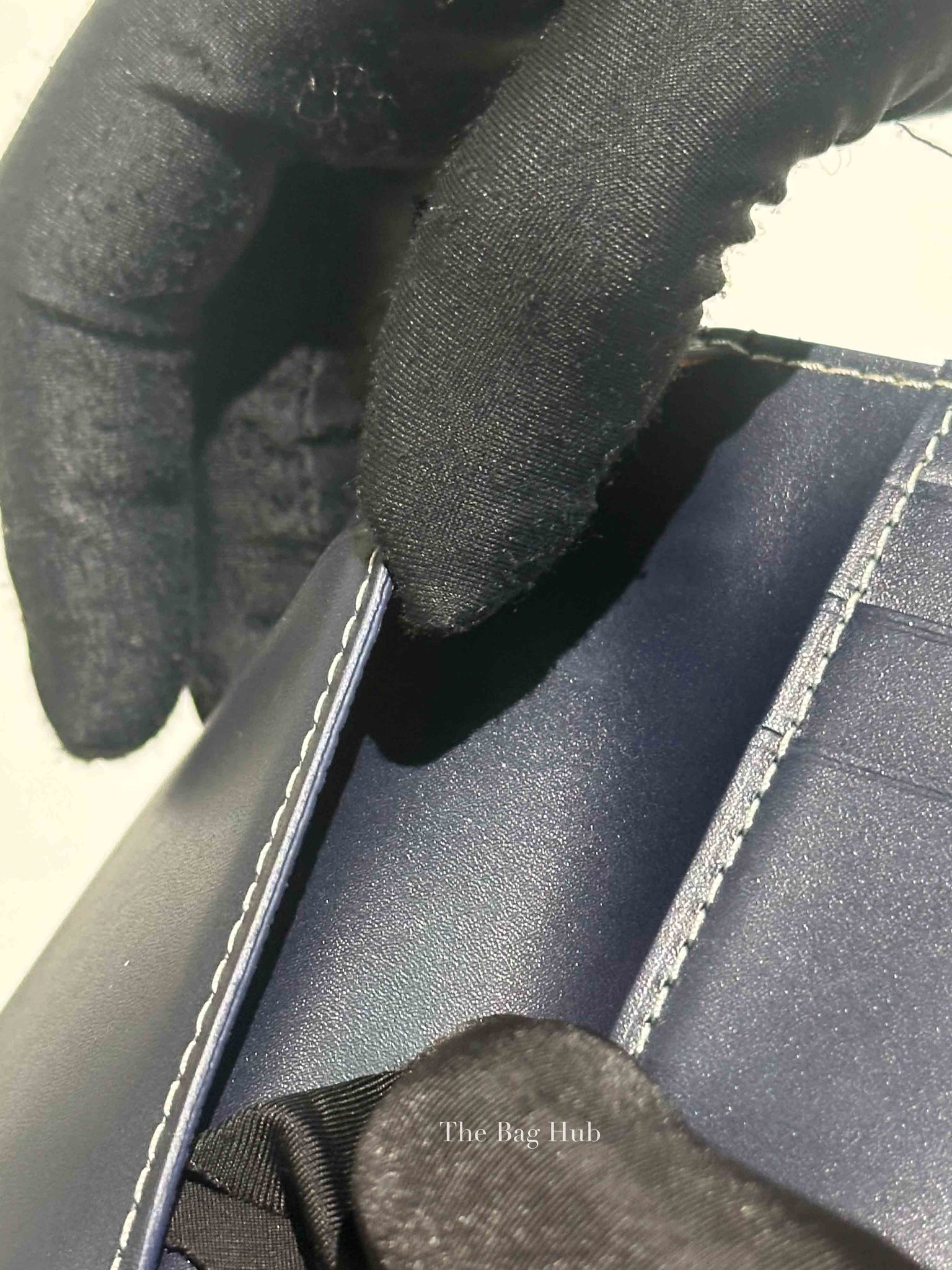 Goyard Navy Blue Canvas Saint-Pierre Card Wallet