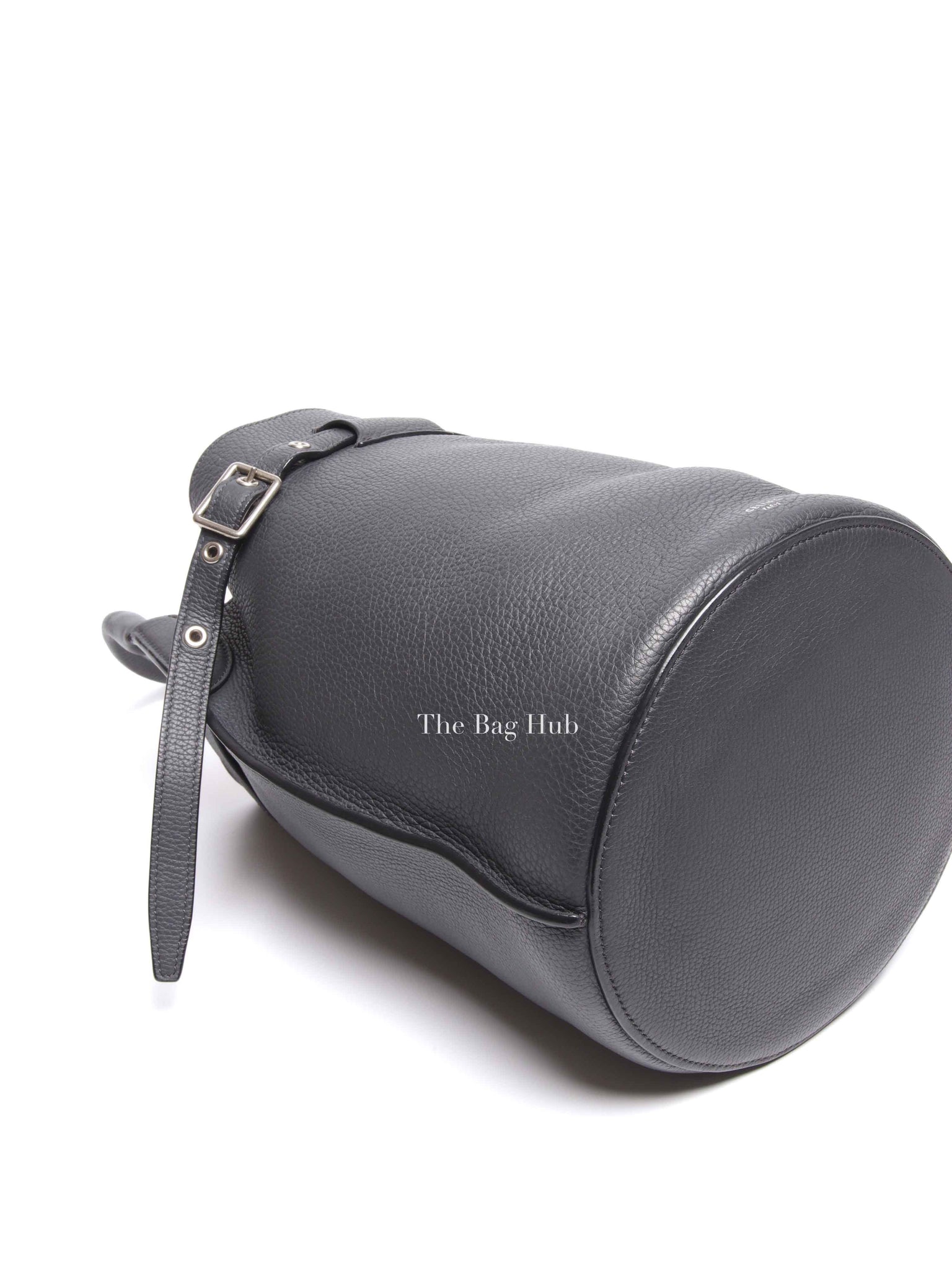 Celine Anthracite Supple Grained Calfskin Big Bag Bucket