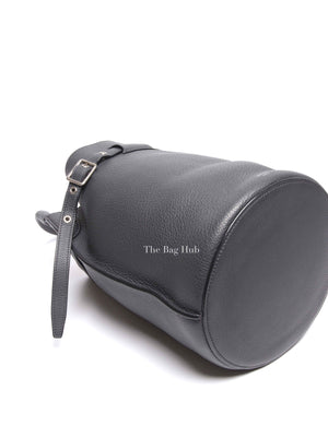 Celine Anthracite Supple Grained Calfskin Big Bag Bucket