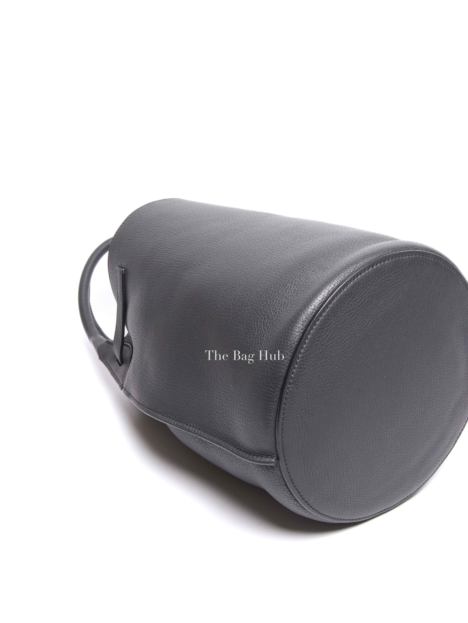 Celine Anthracite Supple Grained Calfskin Big Bag Bucket