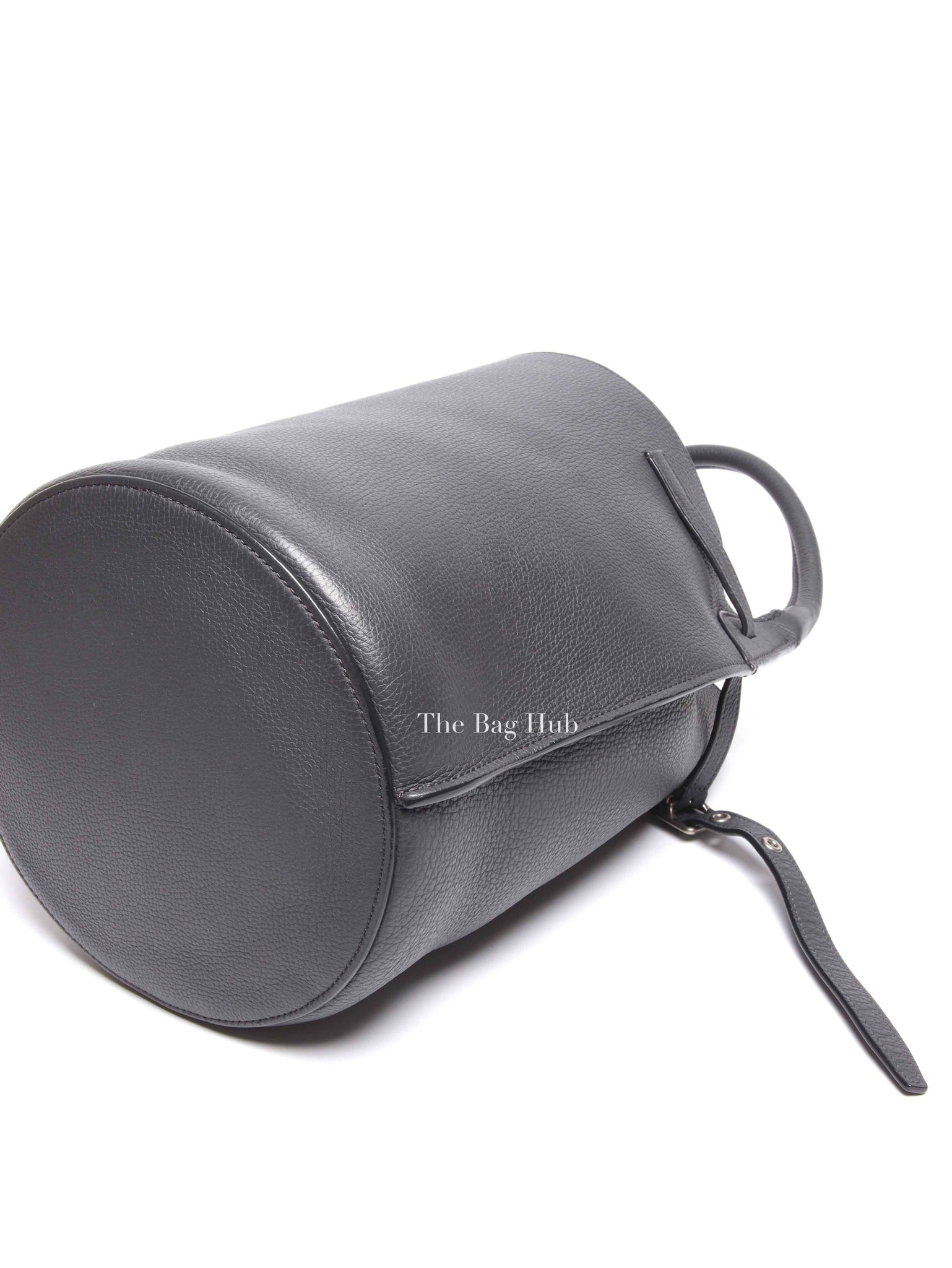 Celine Anthracite Supple Grained Calfskin Big Bag Bucket