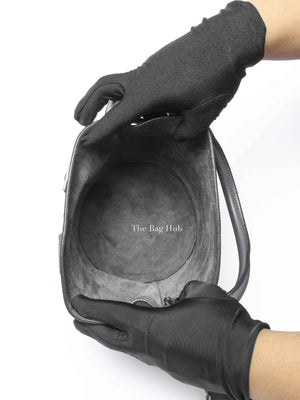 Celine Anthracite Supple Grained Calfskin Big Bag Bucket