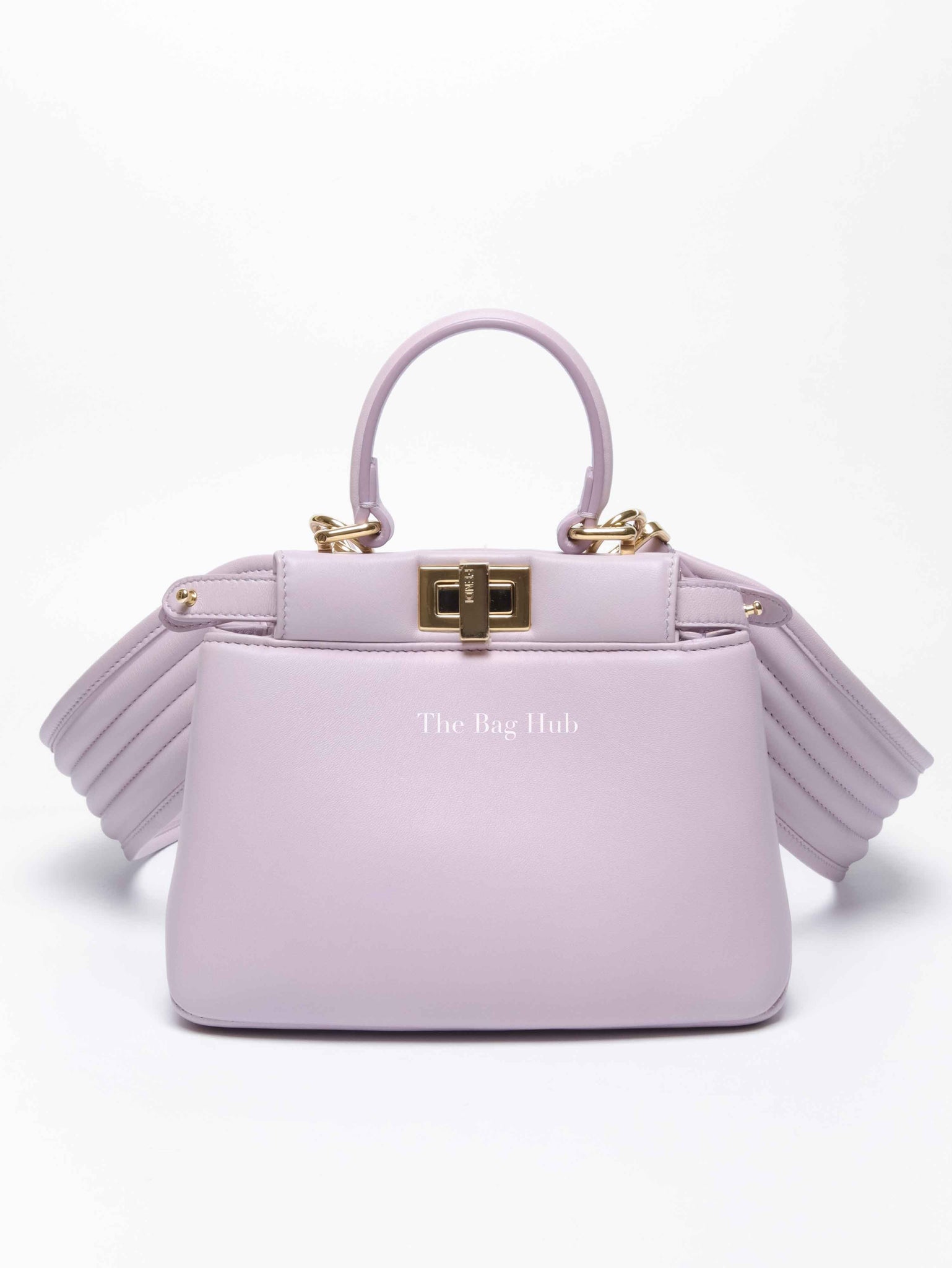 Fendi Anemone Soft Nappa Leather Peekabo XS Iconic Satchel Bag