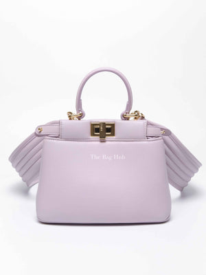 Fendi Anemone Soft Nappa Leather Peekabo XS Iconic Satchel Bag