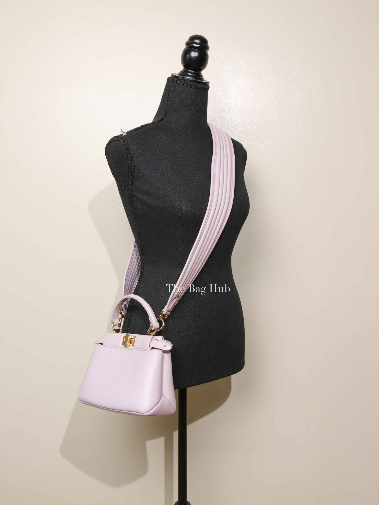 Fendi Anemone Soft Nappa Leather Peekabo XS Iconic Satchel Bag