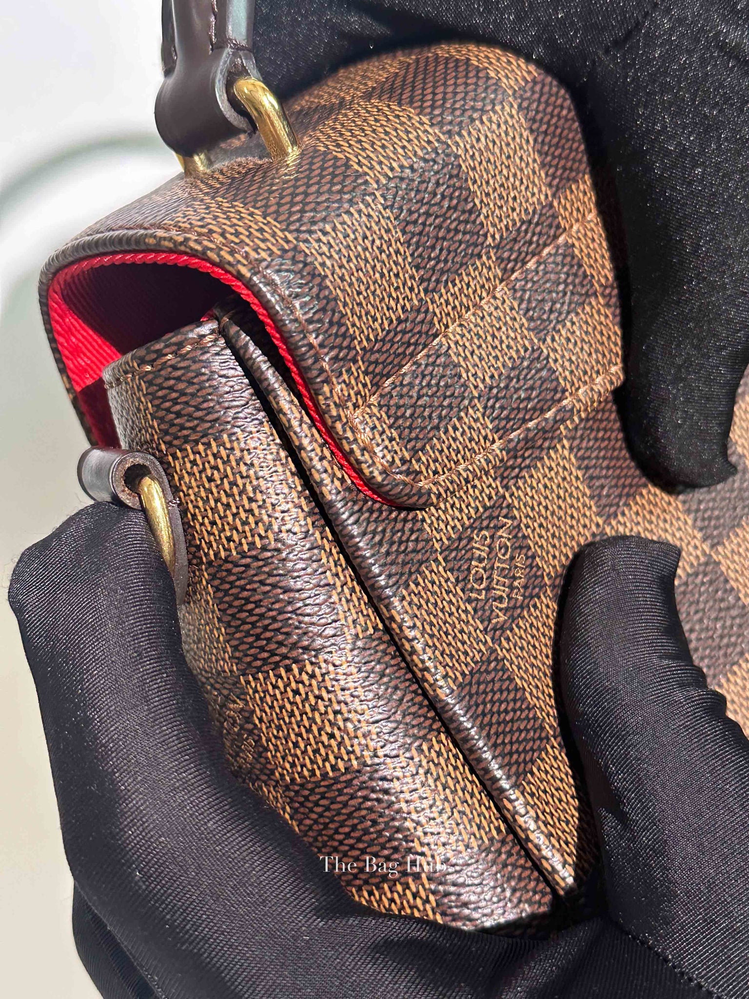 Louis Vuitton Damier Ebene Canvas Croisette Crossbody Bag