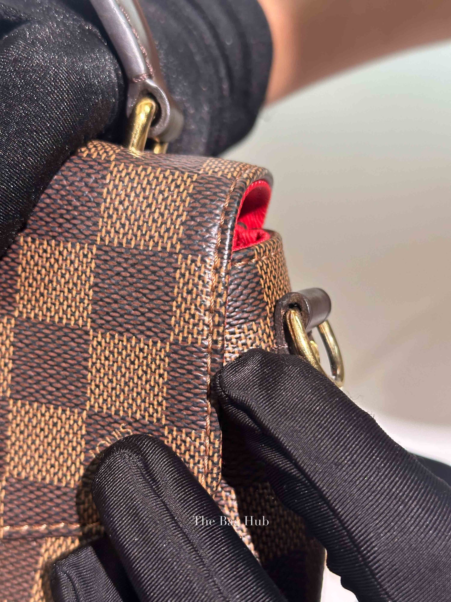 Louis Vuitton Damier Ebene Canvas Croisette Crossbody Bag