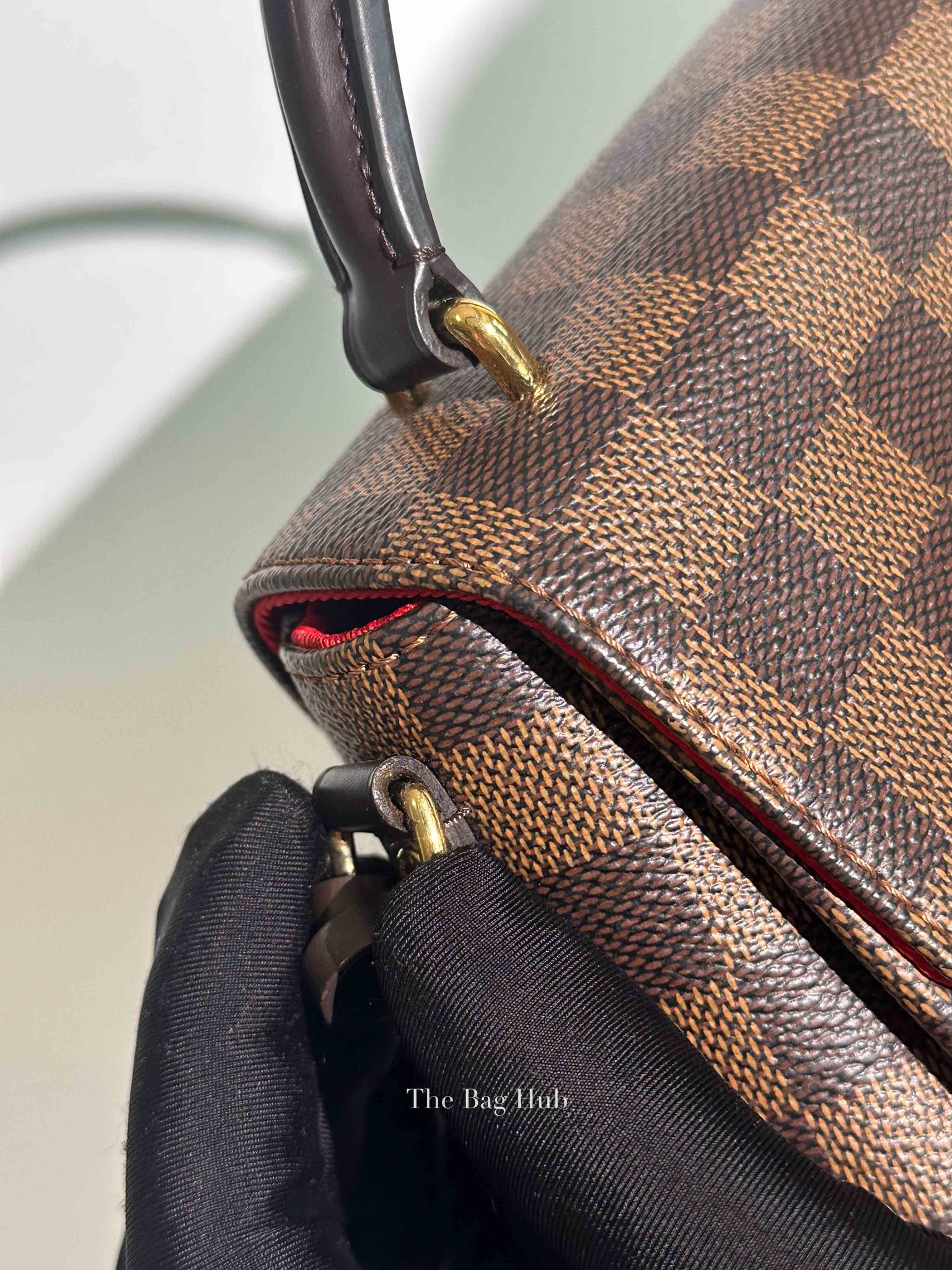 Louis Vuitton Damier Ebene Canvas Croisette Crossbody Bag