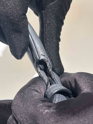 Celine Anthracite Supple Grained Calfskin Big Bag Bucket